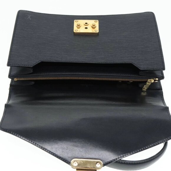 LOUIS VUITTON Epi Concorde Hand Bag Black - Picture 9 of 16